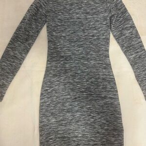 Superdry- Body con dress- Thick textured dress - Size XS- Grey and black